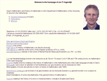 Tablet Screenshot of jphogendijk.nl